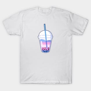 Trans Flag Bubble Tea T-Shirt